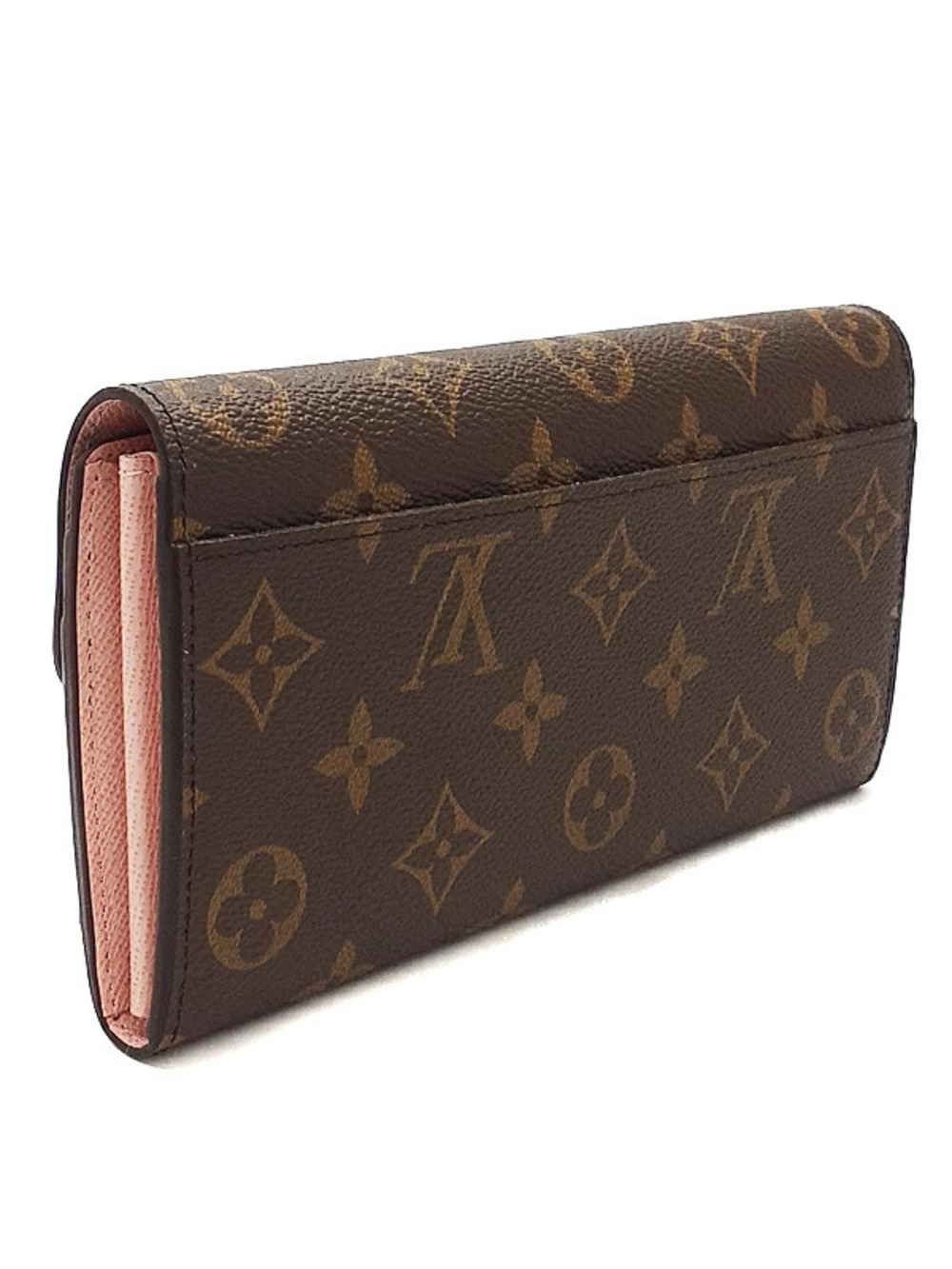 Louis Vuitton Wallet Sarah Portefeuille fold Long Monogram Bi Brown